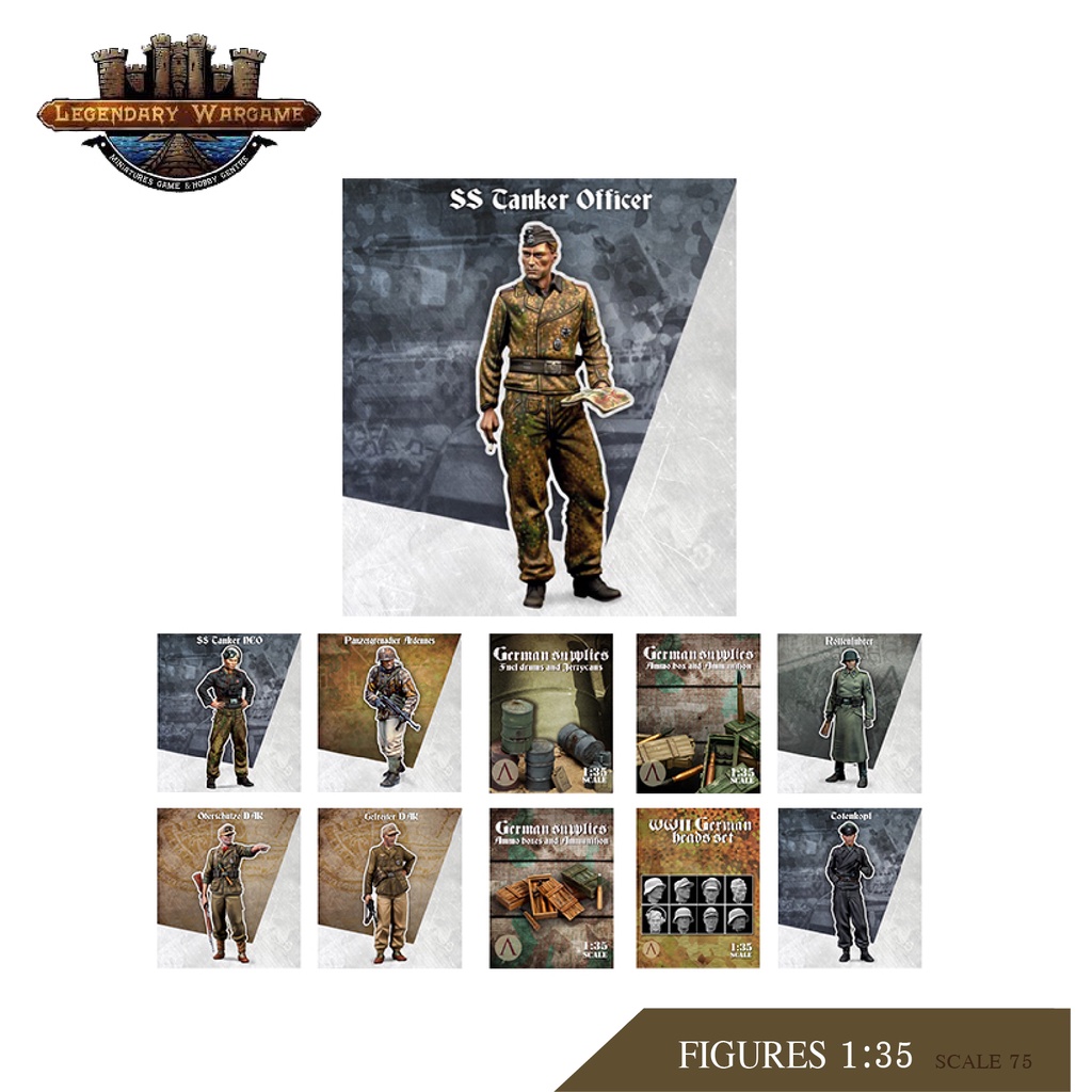 [พร้อมส่ง] SCALE 75 : WARFRONT: FIGURES 1:35 ฟิกเกอร์โมเดลของเล่นขนาดเล็ก