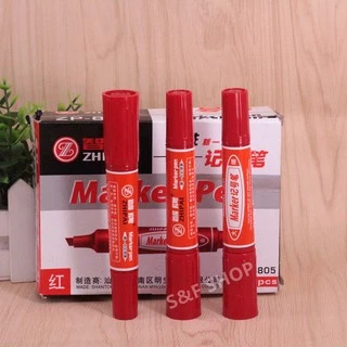 🔥ราคาถูก🔥ปากกาเมจิก เส้นใหญ่ 2 หัว รุ่นZP-805 ขนาด 6.0/1.0 มม. มี 3 สีให้เลือก（ราคาต่อด้าม）#ปากกา#ปากกาเมจิก