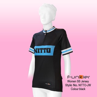 เสื้อจักรยานแขนสั้นผู้หญิง Funkier รุ่น Nitto