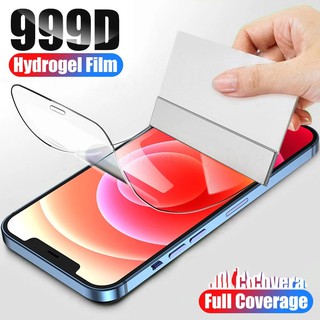 Ready Stock Hydrogel Film For iPhone 13 12 11 Pro Max Mini iPhone12 12Pro 12ProMax 12Mini Soft Protective Film Full Cover Clear Transparent Screen Protector Not Glass