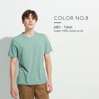 เสื้อยืด Cotton 100% คอกลม ( สีหมายเลข 8 )