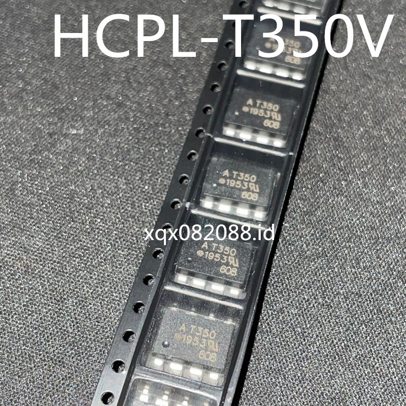 (Siap, tersedia) 10 ชิ้น HCPL-T350V SOP-8 AT350 SOP AT350V SOP-8 อุปกรณ์จับคู่ความเร็วสูง