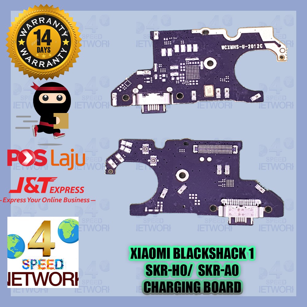 XMI BlackShark 1 บอร์ดชาร์จพอร์ต SKR-H0 HO A0 AO usb ชาร์จประเภท c Black Shark bs ปลั๊กชาร์จ Dock bs