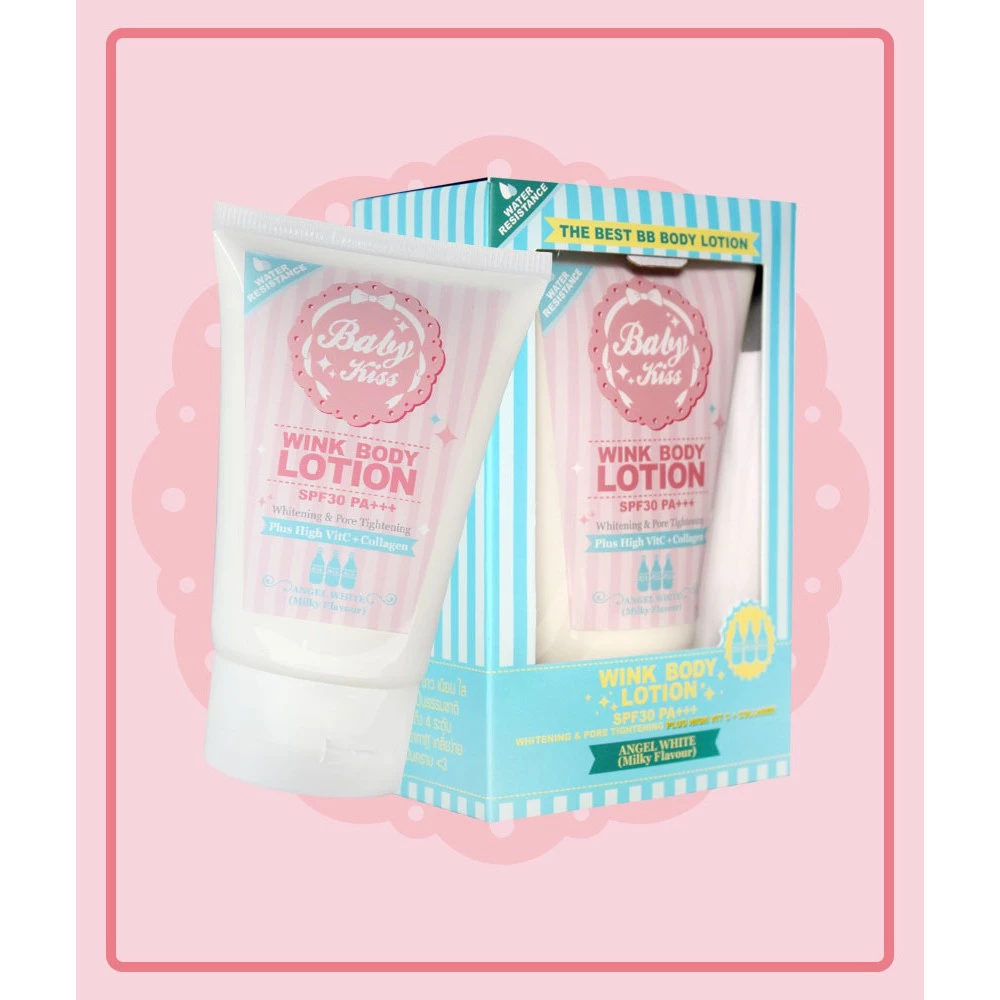 Baby Kiss Wink โลชั่น Angel White SPF30 thumbnail 3