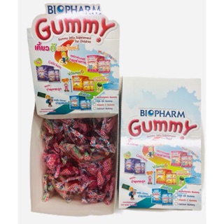 Biopharm Gummy ไบโอฟาร์ม กัมมี่ วิตามินเคี้ยว รวมรส 40 ซอง