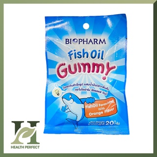 BIOPHARM Fish Oil Gummy - เยลลี่น้ำมันปลา รสส้ม วิตามินสำหรับเด็ก อร่อยดี มีประโยชน์ มีส่วนประกอบ โอเมก้า3 ทานง่าย