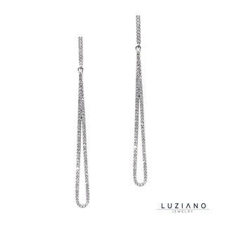 ต่างหูเงินแท้ รุ่น Arista - Luziano Jewelry แฟชั่น ต่างหูเงิน 925 เงินแท้ เครื่องประดับ ผู้หญิง