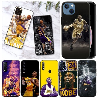 เคสโทรศัพท์มือถือแบบนิ่ม ลายบาสเก็ตบอล kobe bryant สีดํา สําหรับ Samsung A20 A30 A20S A30S A40S A50S A70