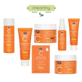 Boots Vit C - Toner, Cleansing, Serum, Moisturising Cream, Sleeping Cream, Eye Gel, Mask Sheet (Boots Vit C)