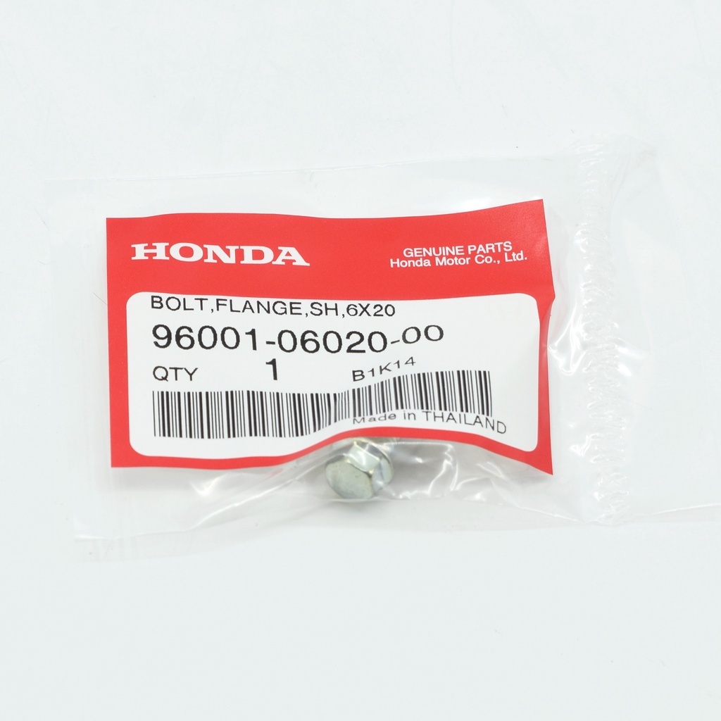 น็อต ขนาด6x20mm แท้ศูนย์ฮอนด้า (ราคา/1ชิ้น) 96001-06020-00 - รูปที่ 4