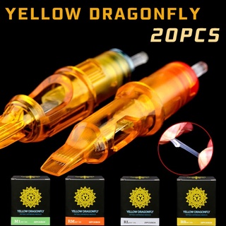 Yellow Dragonfly เข็มสักตลับหมึก RL RS RM M1