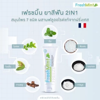 FreshMint เฟรชมิ้น ยาสีฟัน เซตสุดคุ้ม 3 หลอด ดูแลทั้งสุขภาพเหงือกและฟัน