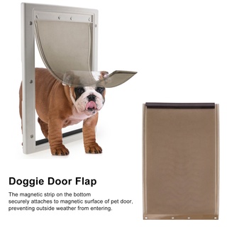 Dog Door Flap Impact Resistant TPU Replacement for Aluminum Pet Plastic