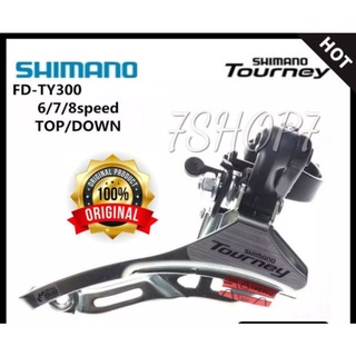 Shimano Shimano Tourney FD-TY300 ตีนผีด้านหน้า 5 6 7 8 ความเร็ว