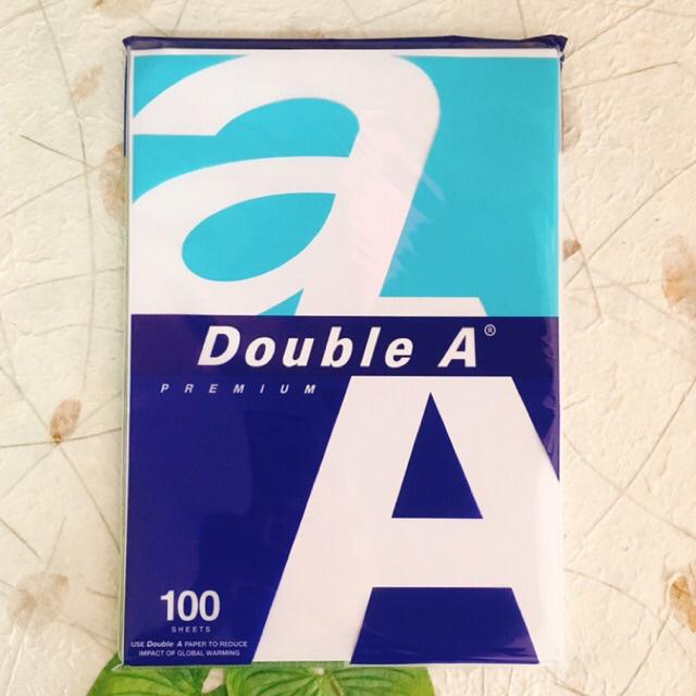 Double A กระดาษถ่ายเอกสาร A4 80gsm, F14 80gsm, A4 90gsm Colour Print