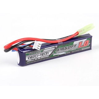 แบตเตอรี่บีบีกัน Turnigy nano-tech 1000mah 2S 20~40C Lipo AIRSOFT Pack