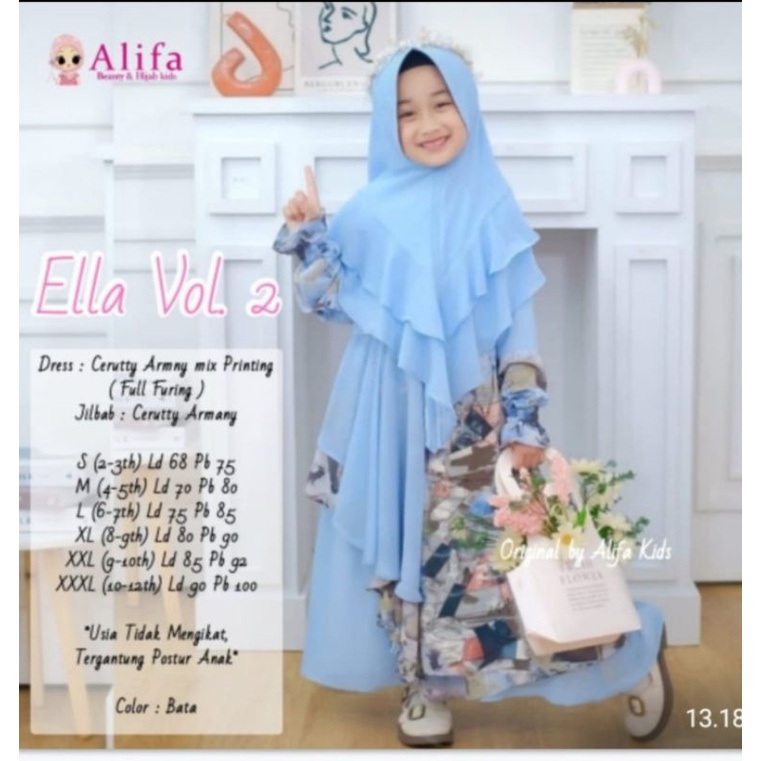 Ellas เด็ก Gamis by Alifa