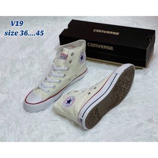 Converse รองเท้าผ้าใบผูกเชือกแบบหุ้มข้อ