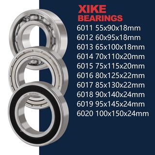 XiKe 6011 6012 6013 6014 6015 6016 6017 6018 6019 6020 2RS/ZZ/OPEN Deep Groove Ball Bearings