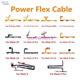 ปุ่มกดสวิตช์เปิดปิด ปรับระดับเสียง สายเคเบิลอ่อน สําหรับ Huawei Mate 20 X 10 9 Pro Lite P Smart Plus 2019