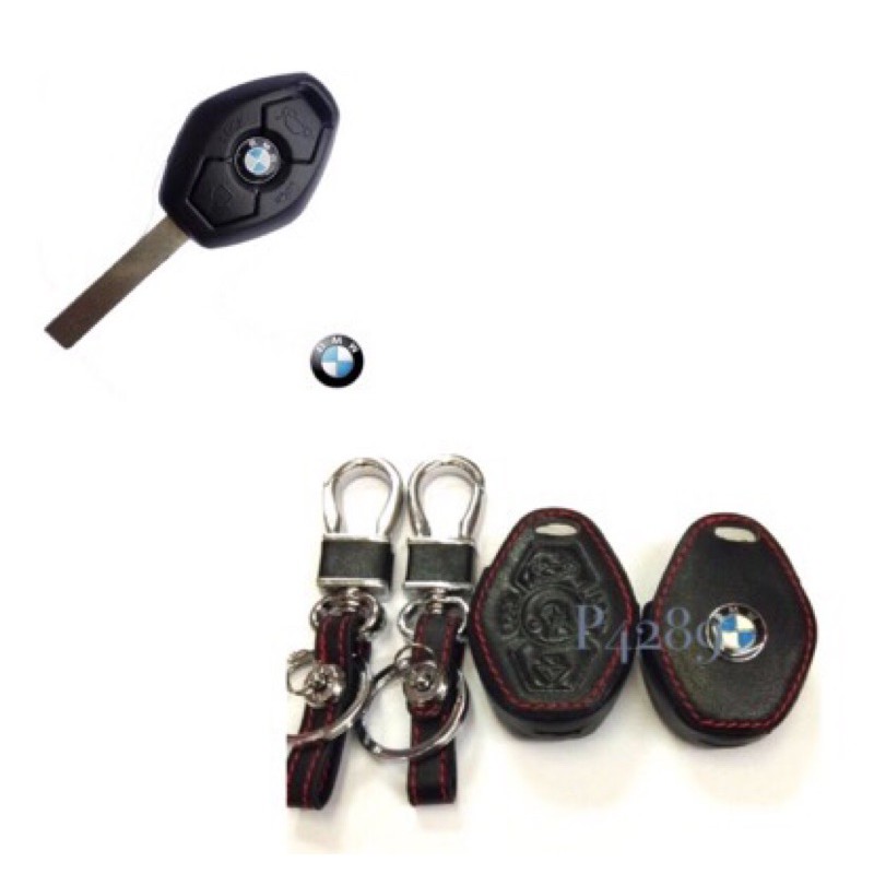 ซองหนังหุ้มกุญแจรถยนต์ BMW ทรงเพชร E39,E46,E60,E85