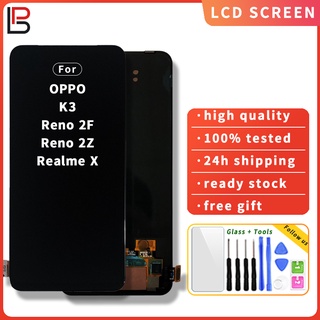 ชุดประกอบหน้าจอสัมผัส Lcd แบบเปลี่ยน สําหรับ Oppo Reno 2F Reno 2Z K3 Realme X