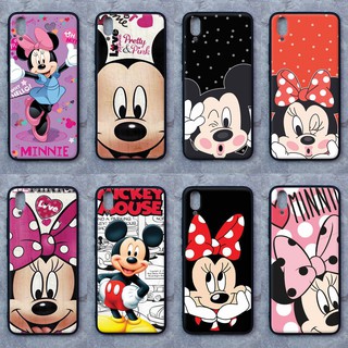 เคส  Vivo V11 / V11 pro ใช้เคสเดียวกัน ลายมิกกี้-มินนี่  ขอบนิ่มหลังแข็ง เคสมือถือ เคสโทรศัพท์ Case