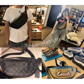 แท้💯%🔥พร้อมส่ง🔥 COACH โค้ชกระเป๋าสะพายไหล่ Crossbody กระเป๋าหน้าอก F78777 F76795 91010