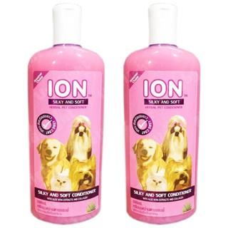 Ion Herbal Pet Conditioner 500ml (2 bottles) ครีมนวดสมุนไพร สำหรับ สุนัข แมว