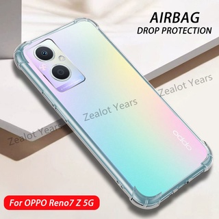 เคสโทรศัพท์มือถือแบบนิ่ม TPU ใส กันกระแทก สําหรับ Oppo Reno 8z 7Z 5G Reno7 Z Reno8 Z