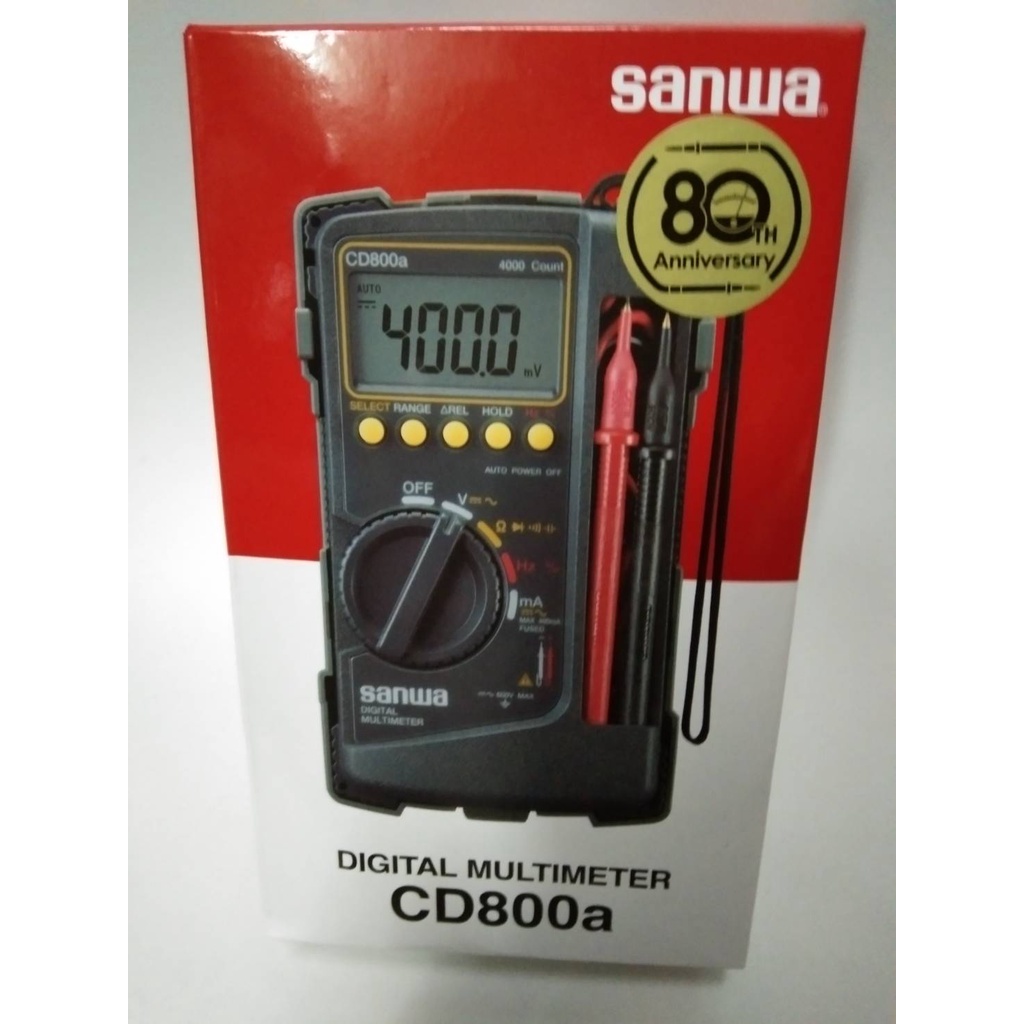 SANWA ดิจิตอล มัลติมิเตอร์ Digital Multimeter SANWA รุ่น CD800a ของแท้ 100% Made in Japan