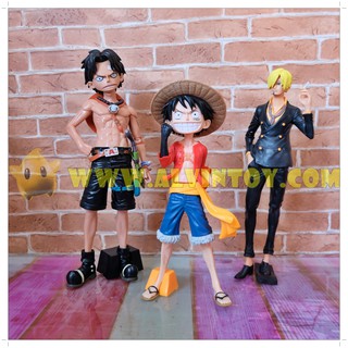 Figures One Piece โมเดล Luffy - ลูฟี่ Sanji - ซันจิ Portgas D. Ace - เอส โมเดลวันพีช