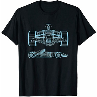 [S-5XL] เสื้อยืด พิมพ์ลาย Formula Racing Car Silhouette Mechanical Engineering สําหรับผู้ชาย