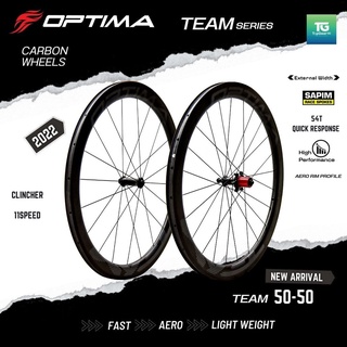 OPTIMA Wheelset ชุดล้อ 700c CARBON FIBER รุ่น TEAM