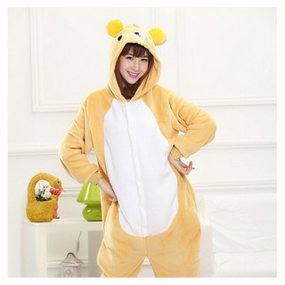 Rilakkuma ชุดนอนคอสเพลย์หมีน่ารักสําหรับผู้หญิง