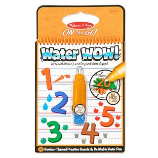 PAINT-WITH-WATER COLORING BOOK SET MELISSA&amp;DOUG NUMBER ชุดระบายสีด้วยน้ำรุ่นตัวเลข MELISSA งานศิลปะ อุปกรณ์เครื่องเขียน