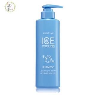 แชมพูสระผม สูตรเย็น มิสทินไอซ์คูลลิ่ง Mistine Ice Cooling Shampoo 400 ml.