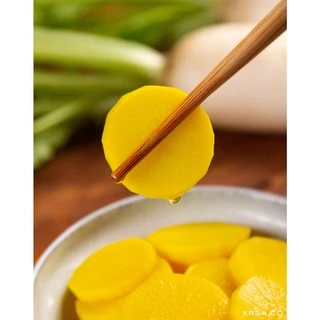 radish pickle หัวไชเท้าดองเกาหลี1 kg 장금이 단무지 jang geumi brand