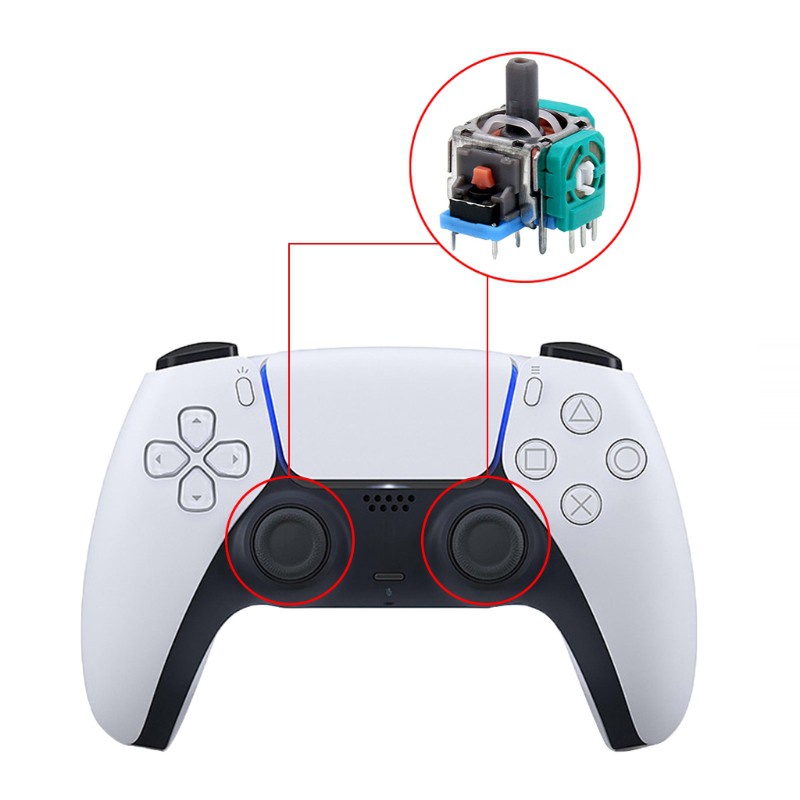 Dou โมดูลเซนเซอร์ 3D สําหรับ Ps5/Ps4 Gamepad Controller