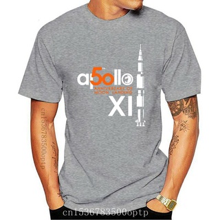 【Hot】ขายดี เสื้อยืด พิมพ์ลายกราฟิก Apollo 11 50Th NJeihb77GFignp10 สไตล์คลาสสิก