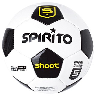 ราคาพิเศษ!! Spirito Shoot ลูกฟุตบอลหนังเย็บ เบอร์ 5 Super Star Leather futsal ball FS700 F (no. 7)