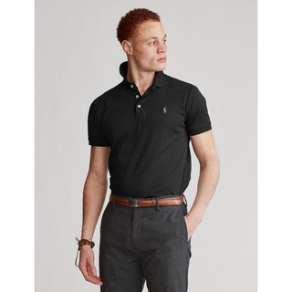 Polo Ralph Lauren เสื้อโปโลผู้ชาย รุ่น MNPOKNI1N820333 สี 001(BLACK)