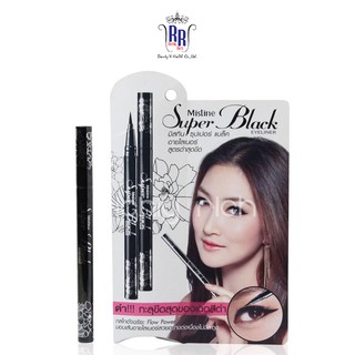 🔸แท้|ส่งไว🔸MISTINE อายไลเนอร์ Super Black Eyeliner ซุปเปอร์แบล็ค ดินสอเขียนขอบตา เขียนขอบตา มิสทีน ริชชี่ริชบิวตี้