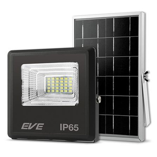 สปอทไลท์ SOLAR CELL EVE 10 วัตต์ สีดำ ผลิตจากพลาสติกคุณภาพดี และทนทานต่อการใช้งาน