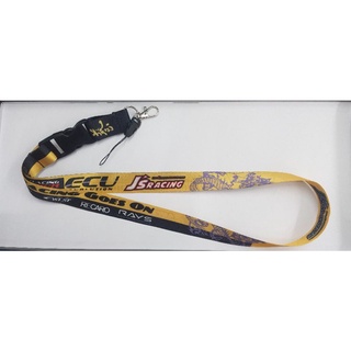 สายคล้องคอ ประมาณ 50 cm ลาย Js racing ทอง