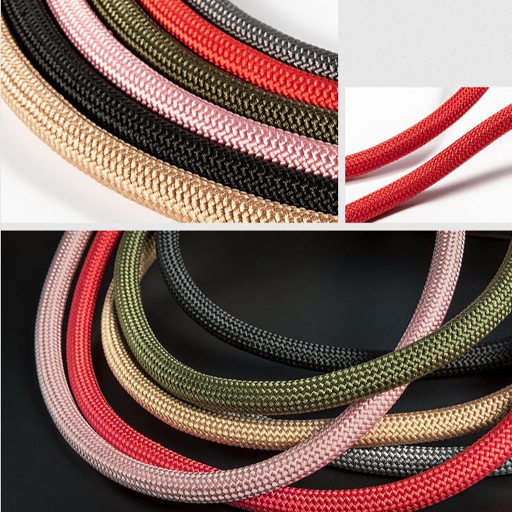 สายกล้อง สายคล้องคอกล้องเชือกถัก เเบบเเน่น คล้องคอCamera Strap Micro Strap  เชือกปีนเขา