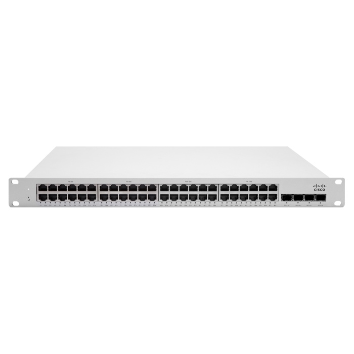 MS250-48LP-HW	Meraki MS250-48LP L3 Stck Cld-Mngd 48x GigE 370W PoE Switch