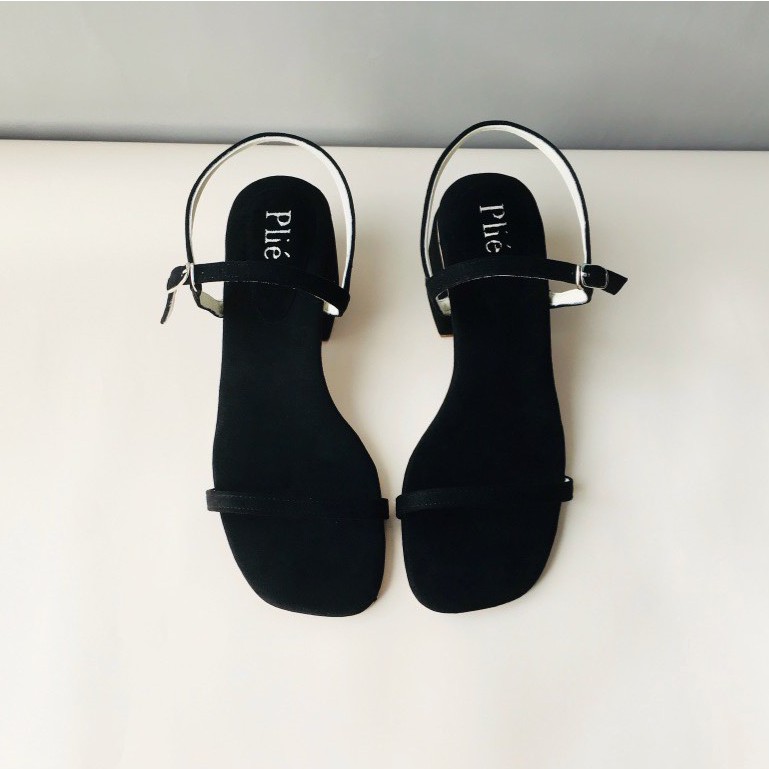 SimpliCity Sandals - 2"Chucky Heels - very very black by plie_official , Plieshoes , Plie