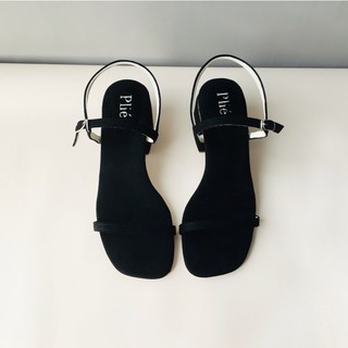 SimpliCity Sandals - 2"Chucky Heels - very very black by plie_official , Plieshoes , Plie