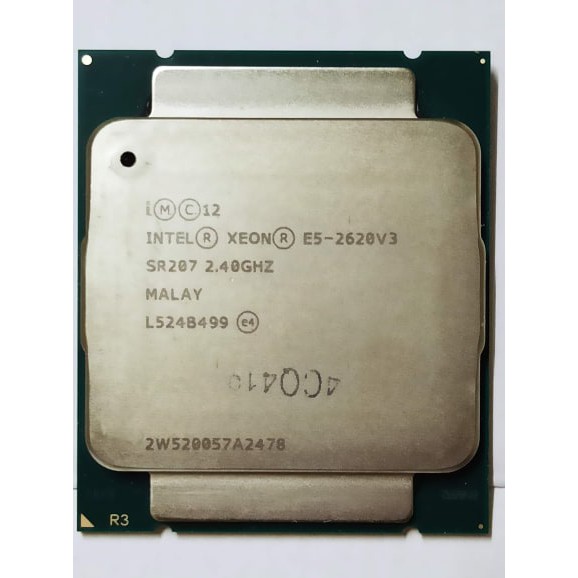 X99 Xeon e5-2620 V3 ซีพียู Xeon cpu ซีพียู ซีออน มือสอง  (6 cores/12 threads)